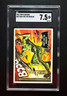 1966 Topps Batman Black Bat #45 TRAP FOR THE RIDDLER - SGC 7