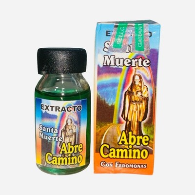 Santa Muerte Abre Camino Extracto Perfume Para La Buena Suerte Dinero y Amor