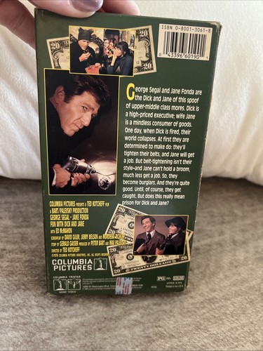 Fun with Dick and Jane VHS 1976 George Segal Jane Fonda (tested) - Picture 3 of 5