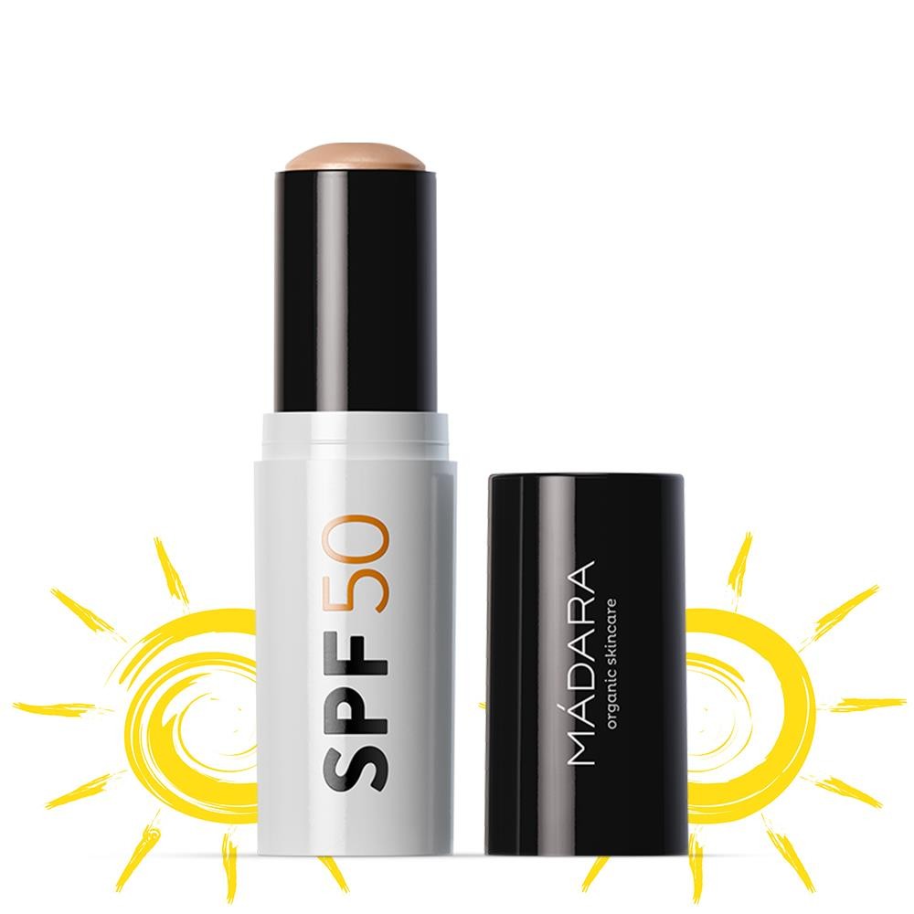 Madara Organic Mineral SPF 50 Sunscreen Stick 12g Face, Décolleté & Hands