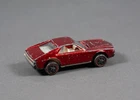 Vintage 1968 Hot Wheels Redline, Custom AMX, Red - White Interior, 1/64