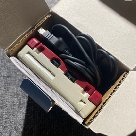 GameBoy Advance SP Console Famicom Color w/ Box, Manual & AC Adapter Working JP