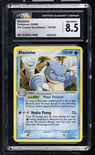 Blastoise graded CGC 8.5 for sale on eBay