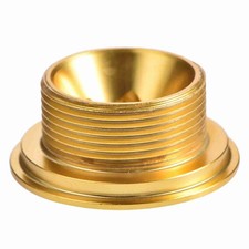 (Gold)Hex Head Crank Arm Aluminum Alloy Bike Cranket AJ