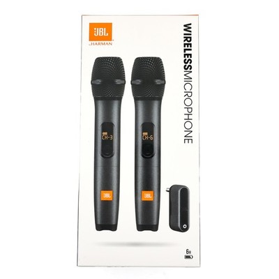 JBL WIRELESSMICAM 2 Wireless Dynamic Microphones with Receiver US New