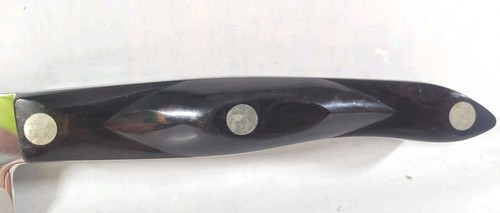 CUTCO 1725 JI, 9 1/4" French Chefs Knife, USA(Brown Swirl Handle) 15" Overall - Picture 4 of 10