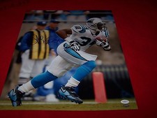 DEANGELO WILLIAMS Signed CAROLINA PANTHERS 16X20 NFL PHOTO JSA CERTIFIED COA