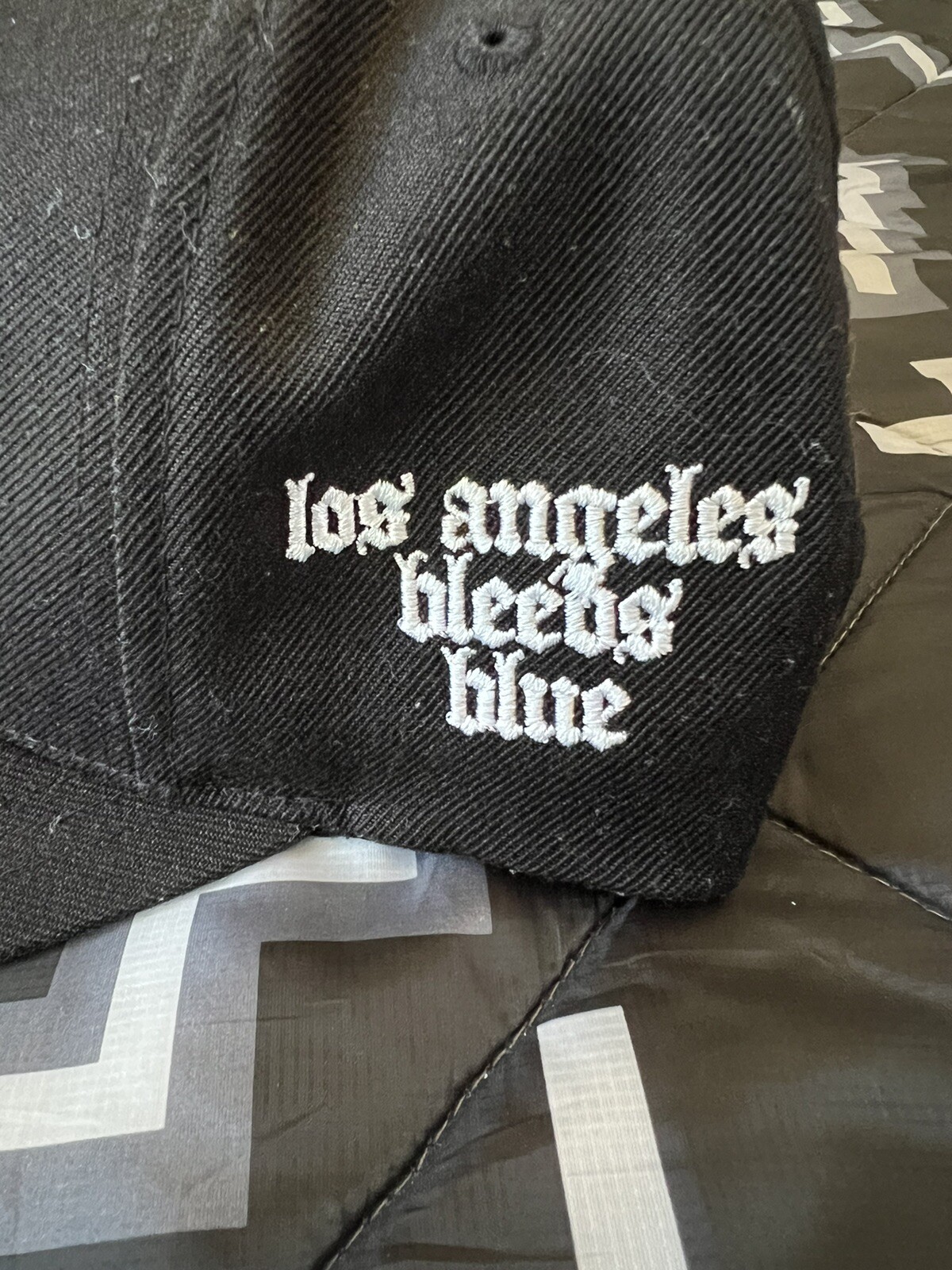 Casque Snapback Kill The Hype LA X Tuff Crowd - Dodgers Los Angeles Upside Down, Noir, Unique !