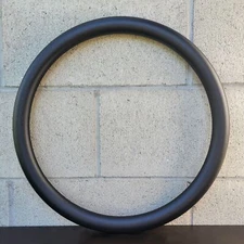 16" Black Vinyl Steering Wheel Half Wrap