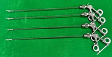 4pc Laparoscopic Debakey & Croce olmi Grasper 5mmx450mm Reusable Instruments