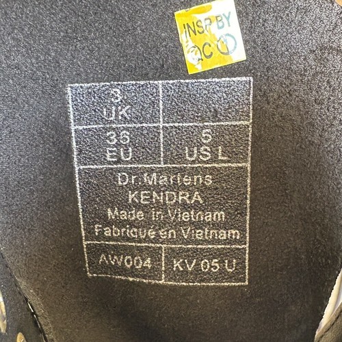 Dr. Martens Kendra Damen-Plateaustiefel 10-Loch-Absatz schwarz Leder Größe 5 - Bild 5 von 22