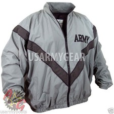 US Army Military Physical Training Fitness PT Uniform Top Sweat Jacket DSCP USGI