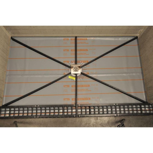 QuickPitch Standard Shower Kit Adjustable Slope Shower Pan Base Installation eBay