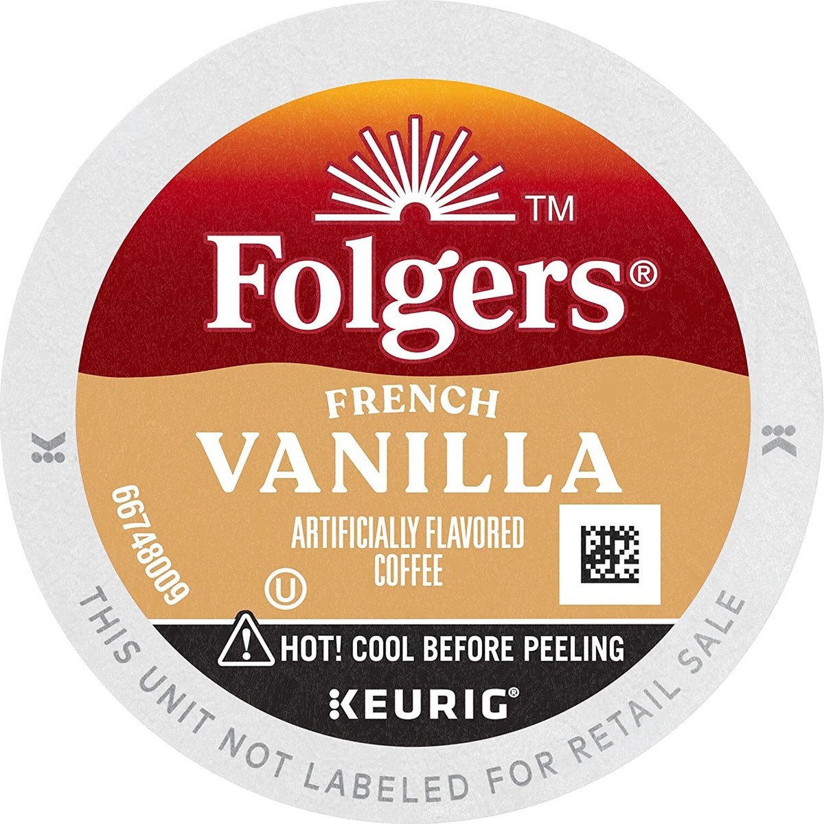 Folgers French Vanilla Coffee 18 to 144 Keurig K cup Pods Pick Any 