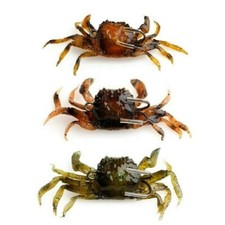 10cm Saltwater 3D Manic Crab Lures Bass Wrasse Sea Fishing Hook Tackle Bait EAN