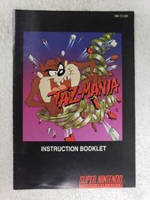 Taz-Mania (Super Nintendo Entertainment System, 1993) *MANUAL ONLY*