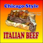 Chicago Style Italian Beef DECAL Sandwich Food Concession Market Fair Sticker
