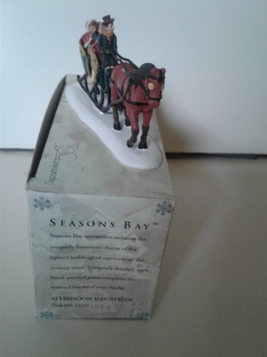 DEPARTMENT 56 "SEASONS BAY"-#53322-Afternoon Sleigh Ride-NEW-Vintage-Retired - Picture 13 of 14