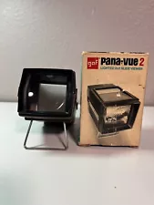 Vintage GAF Pana-Vue 2. 2 x 2 Lighted 35mm Film Slide Viewer