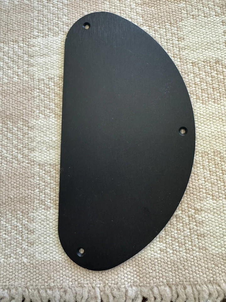 Guitarra Hamer EE. UU. Placa posterior de cavidad de control de metal cepillado artículo de colección #604 Foto 3 de 4