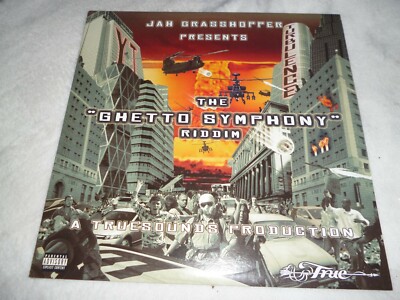JAH GRASSHOPPER THE GHETTO SYMPHONY RIDDIM 12'' VINYL TRUE SOUNDS RECORDS 2009