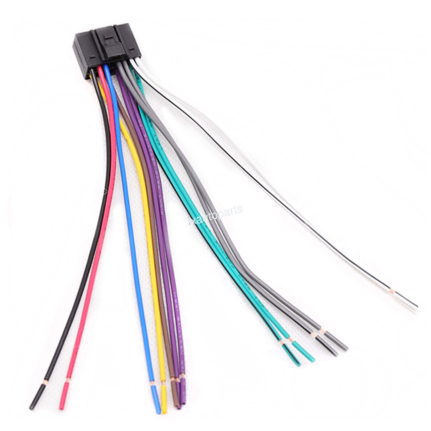 Aftermarket 16-PIN Car Radio Stereo Wiring Harness Adapter For Kenwood Connector