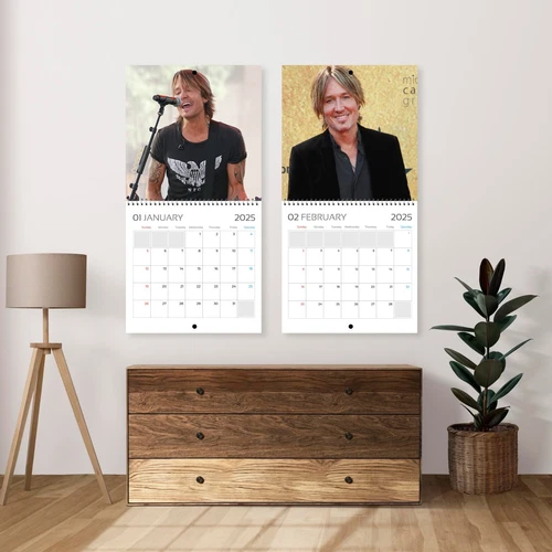 2025 Keith Urban Wall Calendar