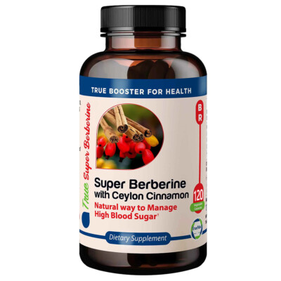 TrueMed Super Berberin Ceylon-Zimt Dihydroberberin, 4250 mg 120 Kapseln