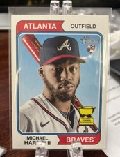 2023 Topps Heritage Baseball Rookie RC Michael Harris Jr - Atlanta Braves #30