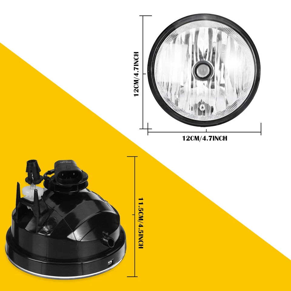 Conjunto de luces antiniebla lentes transparentes para parachoques delantero Toyota Tacoma 2005-2011 Foto 2 de 4