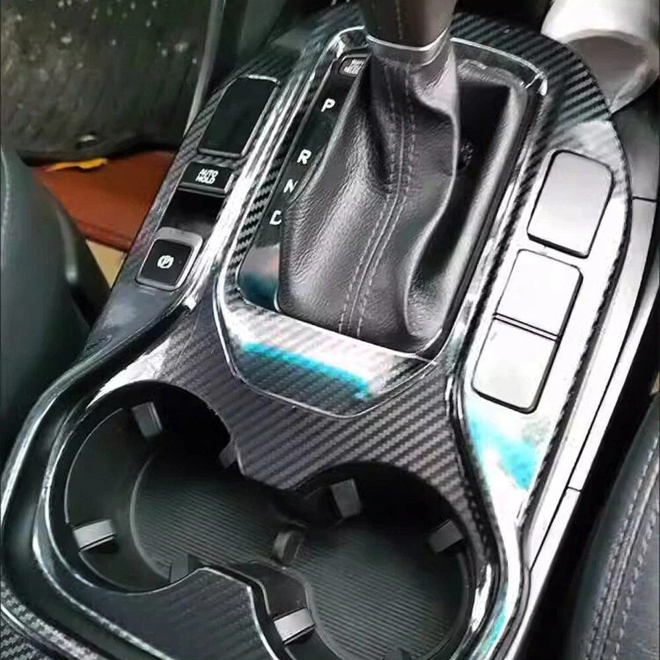 For Hyundai Santa Fe 2013-2018 5D Carbon Fiber Pattern Interior DIY Trim Decals Foto 2 de 4