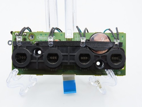 Nintendo GameCube GREEN LED Light Mod Modification Controller Port w/ new batt - Picture 5 of 6