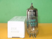 Sylvania JAN 6186 W Vacuum Tube 50 Available
