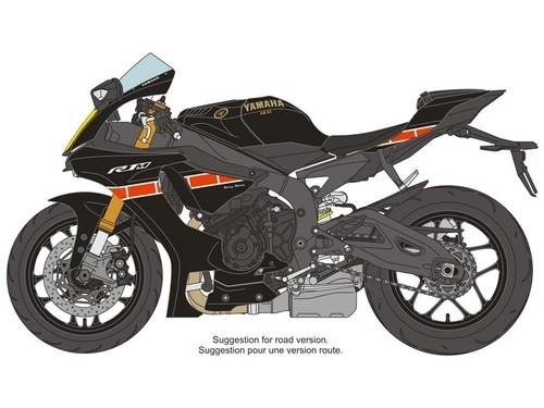 Blue Stuff Decal Sheet 1:12 Scale Yamaha R1M "Barry Sheene" suit Tamiya Kit - Picture 5 of 8