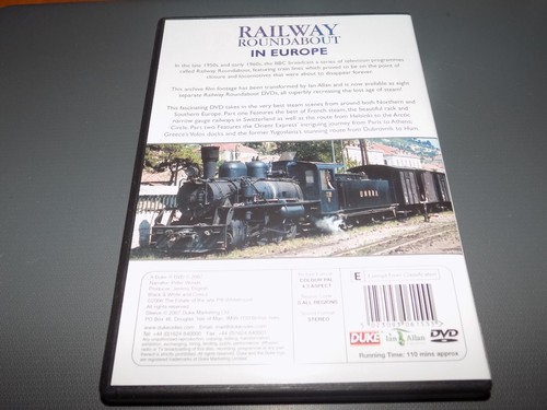 RAILRAY ROUNDABOUT EUROPE BBC Railway Journeys Rail History Train Railroad DVD - Imagen 3 de 3