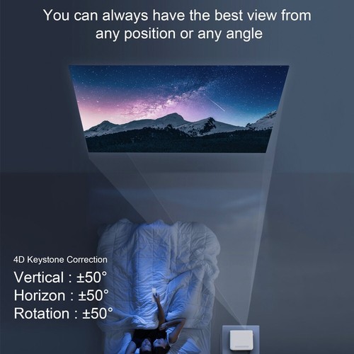 MECOOL KP1 Smart Android Projector Home Theater 1080P FHD 700 ANSI Lumens 5" LCD - Picture 5 of 15