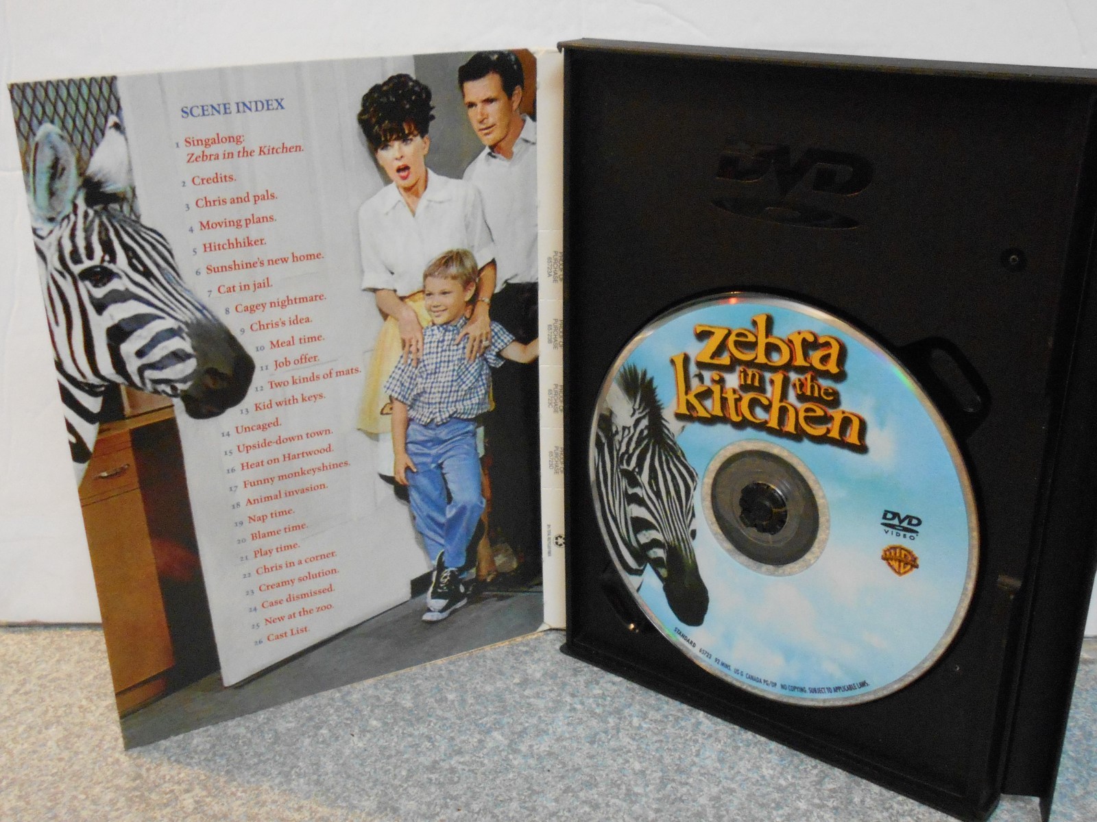 Zebra In The Kitchen Dvd 2003 Widescreen Full Frame For Sale