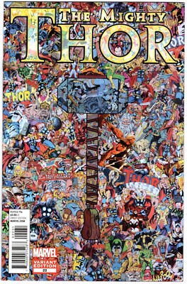 Mighty Thor #22 Garcin Collage Variant