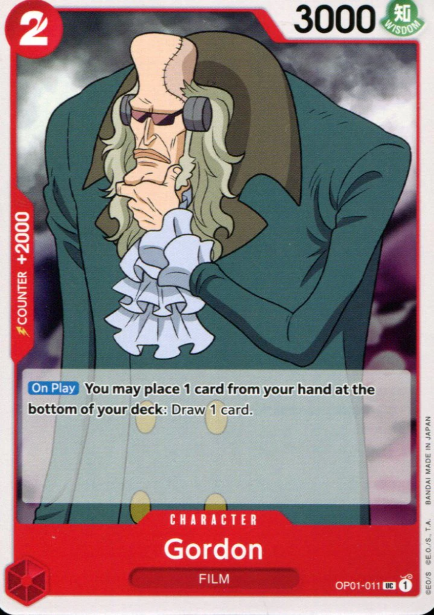 Gordon - OP01-011 - Uncommon - English - One Piece TCG OP-01