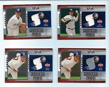 2004 Upper Deck BASEBALL National Pride Jersey 4  Card Lot Orenduff Owings .....