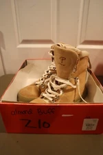 NEW 9.5 EREM Men’s Xerocole Beige Tan Leather Lace Up Ankle Sole Hiking Boots