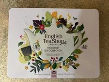 ENGLISH TEA SHOP-ORGANIC-LUXURY TEA COLLECTION-36BAGS IN TIN-NEW!
