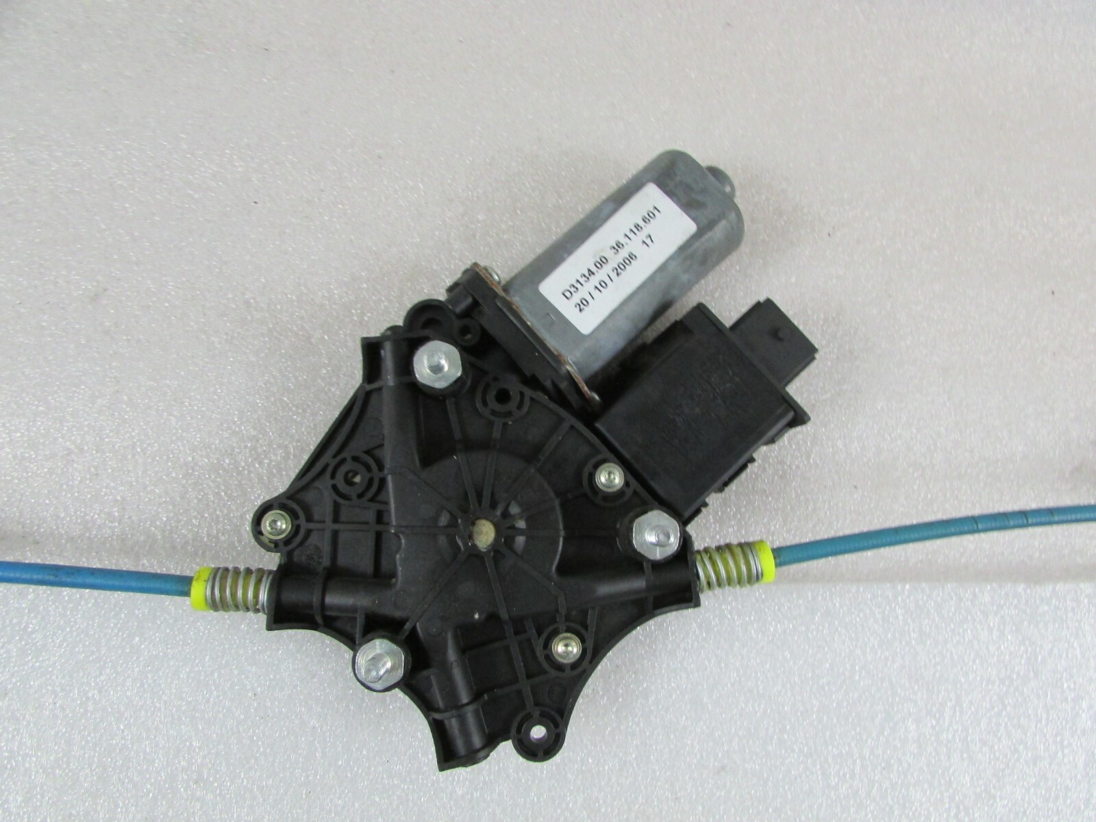 Ferrari 599 GTB, LH, Left Door Window / Glass Regulator, Used, P/N 67131200