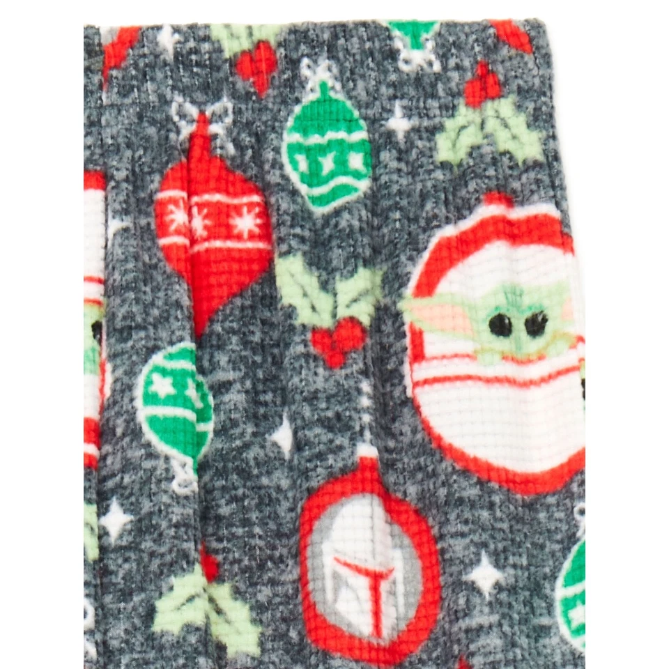 Disney Baby Yoda Navidad Pijama Conjunto Camiseta Pantalones Niños Niña 6 7 8 10 12 Grogu Foto 3 de 3