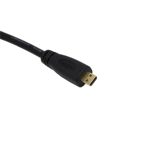 Cable convertidor de video micro HDMI macho a MINI HDMI macho cable teléfono adaptador de TV - Imagen 2 de 3