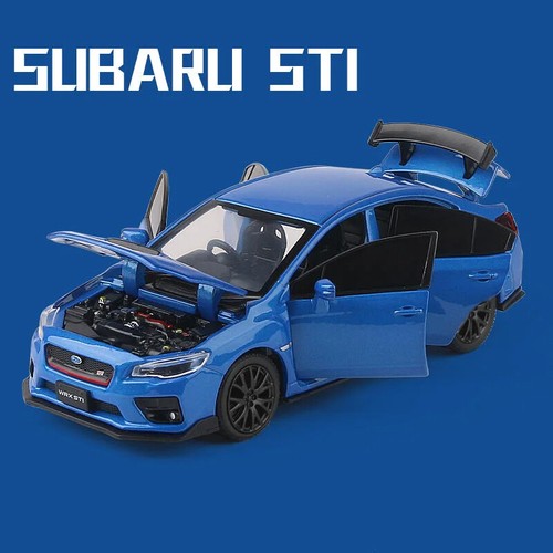 1:32 Subarus WRX STI Sport Diecast Car Model With Sound & Light Kids Toy Gift - Picture 15 of 16