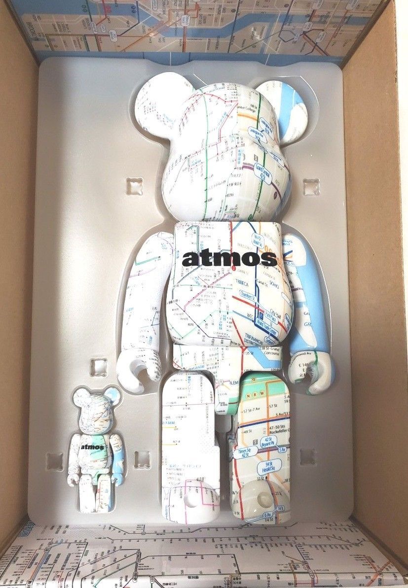 Limited edition BEARBRICK atmos SUBWAY 100 400 | eBay