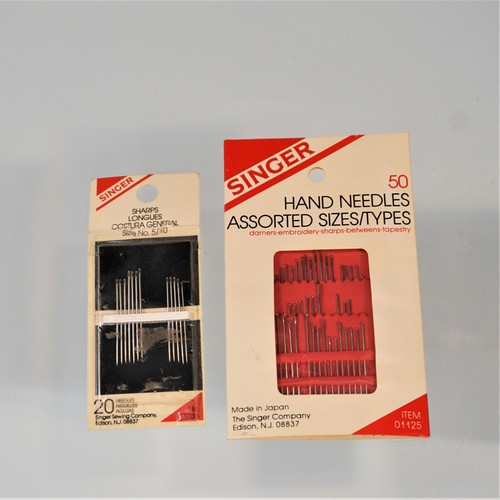 Vintage Singer Needles Hand Sewing Assorted Sizes Types Needles