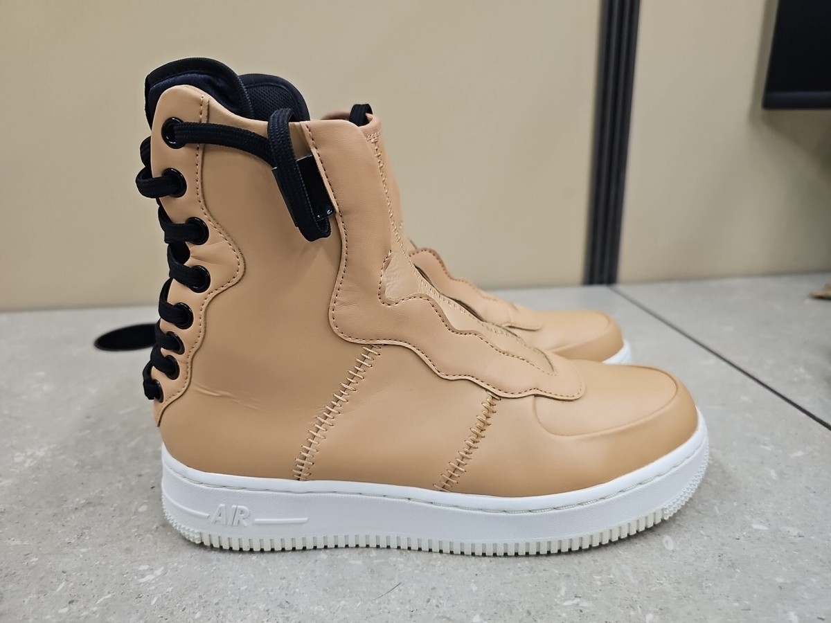 NIKE AF1 Air Force 1 Rebel XX Praline Tan Black High Top Shoes Womens 6.5 Rare | eBay