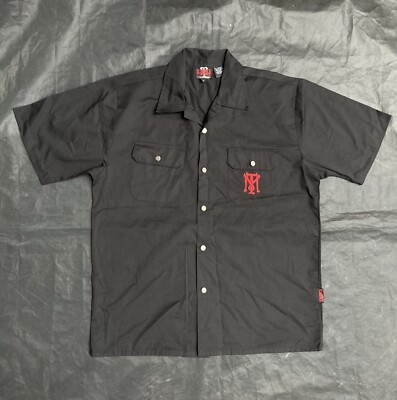 Scarface Tony Montana Black Dress Shirt Scarface Tony Montana Silky Dark  Green Button Shirt Medium